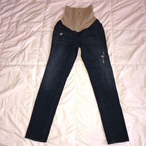 DONATED-Indigo Blue Maternity Jeans